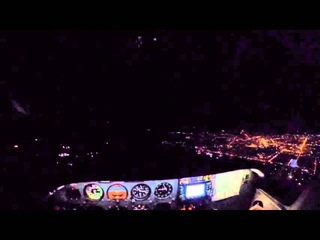 Day & Night flight on Cessna-172 above Kirovograd Video via GoPro
