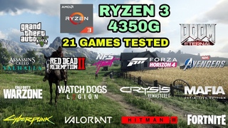 Ryzen 3 PRO 4350G Vega 6 Gaming Test ! 2021