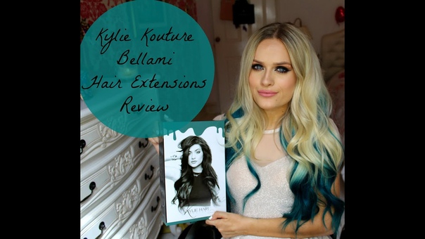 Kylie Jenner Hair Kouture Teal Hair Extensions By BELLAMI Review Jordan