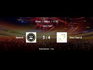 Удинезе - Окна Стрит-Д | ВЛФЛ | Второй дивизион (Обзор матча)
