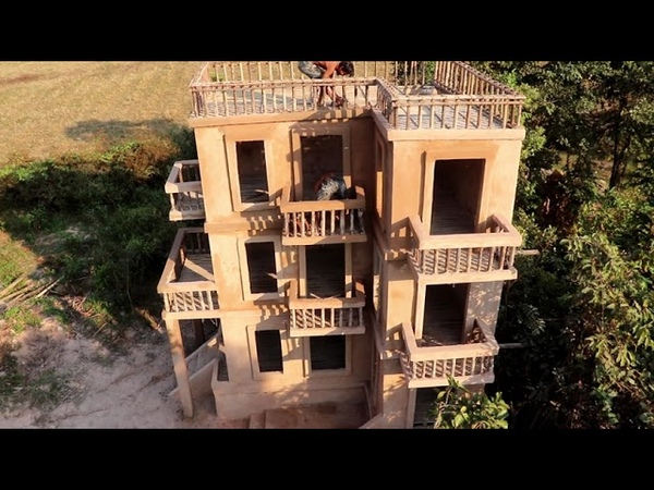 house without a single single nail. Дом без единого