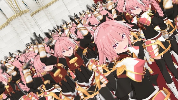 MMD アストルフォの軍勢がおねがいダーリン Fate,