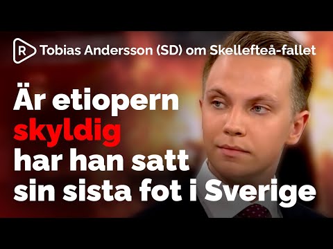Tobias Andersson: Är etiopern skyldig har han satt sin sista fot i Sverige, Våldsdådet i