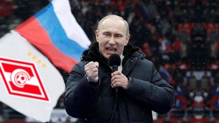 Владимир Путин пожелал всего хорошего ФК "Спартак"