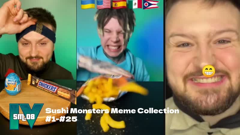 Sushi Monsters Meme Collection, 1, 1 ,