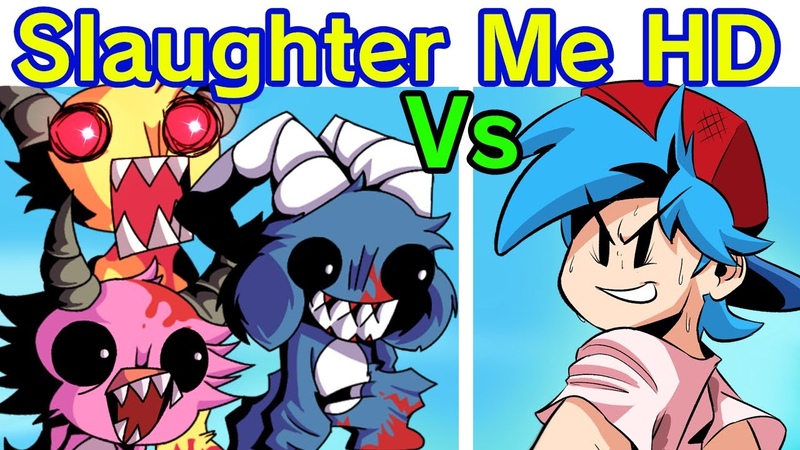 Friday Night Funkin VS Slaughter Me Funkin HD FULL WEEK ( FNF HD Mod, Hard, 123 Slaughter Me