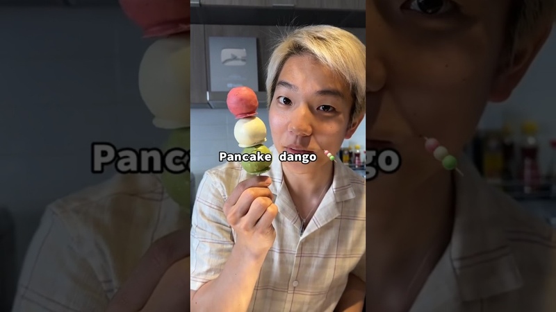 Ken used Takoyaki machine to make Pancake