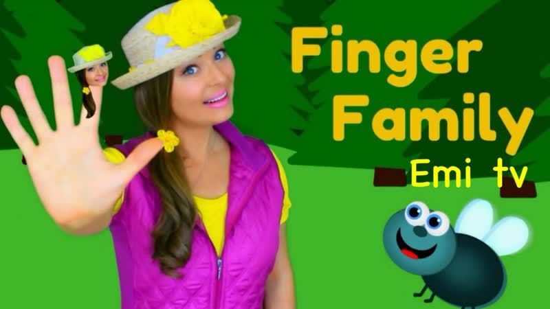 Katie Cutie kids TV Finger Family Camping Emi