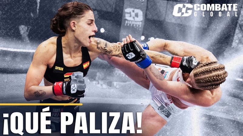 PALIZA ATERRADORA , Jacklyn Maclean vs Blanca Medina, Combate Global,