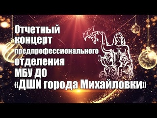 Отчетный концерт предпрофессионального отделения МБУ ДО «ДШИ города Михайловки»